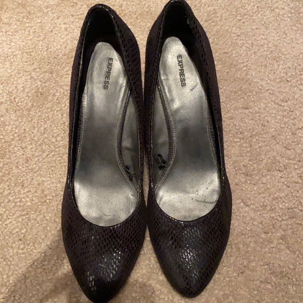 Platform Black Heels